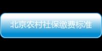 北京農村社保繳費標準