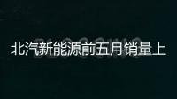 北汽新能源前五月銷量上漲 達去年近五成