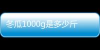 冬瓜1000g是多少斤（1000g是多少斤）