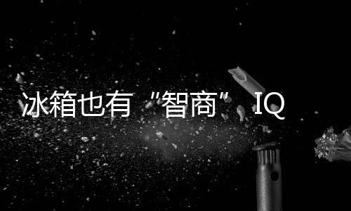 冰箱也有“智商” IQ值較高為七星