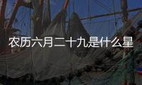 農歷六月二十九是什么星座
