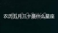 農歷五月三十是什么星座