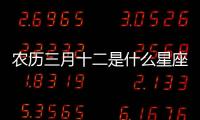 農歷三月十二是什么星座
