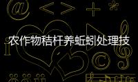 農(nóng)作物秸桿養(yǎng)蚯蚓處理技術(shù)