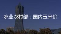 農業農村部：國內玉米價格預計高位偏弱運行