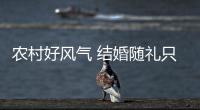 農(nóng)村好風(fēng)氣 結(jié)婚隨禮只要100元