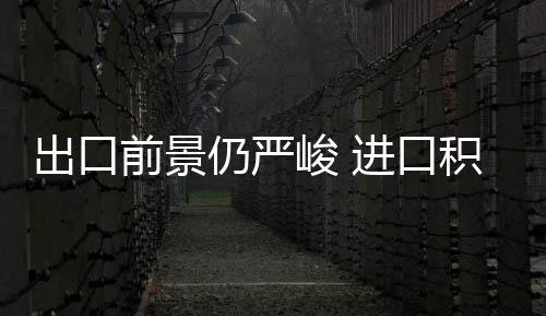 出口前景仍嚴峻 進口積極性未受調控影響