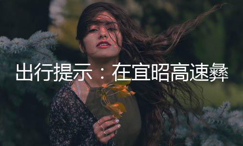 出行提示：在宜昭高速彝良至昭通段行駛請備好油料！