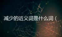 減少的近義詞是什么詞（減少反義詞）