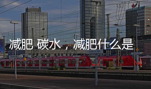 減肥 碳水，減肥什么是碳水