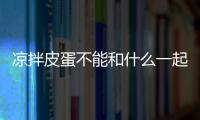 涼拌皮蛋不能和什么一起吃