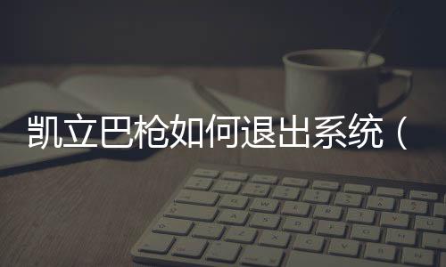 凱立巴槍如何退出系統（凱立巴槍退出申通界面）