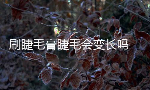 刷睫毛膏睫毛會變長嗎 刷睫毛膏對睫毛有害嗎