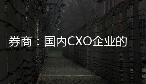 券商：國內CXO企業的長期基本面邏輯仍在，仍看好頭部的地位