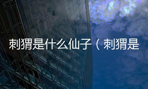 刺猬是什么仙子（刺猬是什么仙）