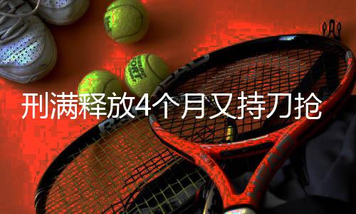 刑滿釋放4個月又持刀搶劫他人20元 紫云一男子觸犯刑律被公訴