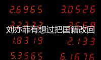 劉亦菲有想過把國籍改回嗎（劉亦菲改國籍遭拒絕）