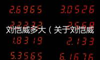 劉愷威多大（關(guān)于劉愷威多大的基本情況說(shuō)明介紹）
