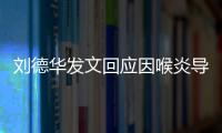 劉德華發文回應因喉炎導致演唱會取消：已出院 感謝你們對我的一切