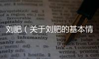 劉肥（關(guān)于劉肥的基本情況說(shuō)明介紹）