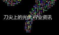 刀尖上的光伏,行業(yè)資訊