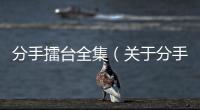 分手擂臺全集（關(guān)于分手擂臺全集的基本情況說明介紹）