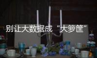 別讓大數據成“大籮筐”