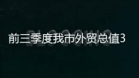 前三季度我市外貿總值311.4億元_