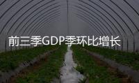 前三季GDP季環(huán)比增長漸次走高