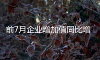 前7月企業增加值同比增17.5% 有色呈向好趨勢