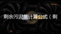 剩余污泥量計算公式（剩余污泥是指什么）