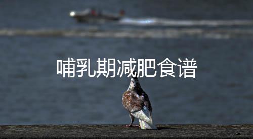哺乳期減肥食譜
