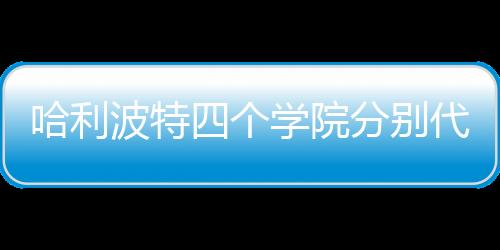 哈利波特四個學院分別代表什么（哈利波特四個學院）