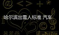 哈爾濱出雪人標準 汽車撞不倒2個月不化 南方的只能叫雪球