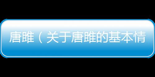 唐雎（關于唐雎的基本情況說明介紹）
