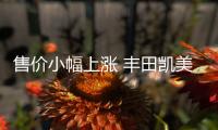 售價小幅上漲 豐田凱美瑞四驅版將登陸北美