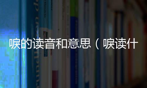 唳的讀音和意思（唳讀什么音）