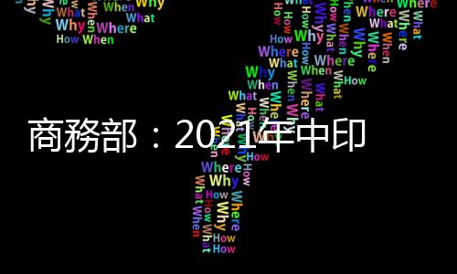商務(wù)部：2021年中印雙邊貿(mào)易額首次突破千億美元大關(guān)