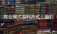 商業模式盈利方式（盈利模式商業模式）