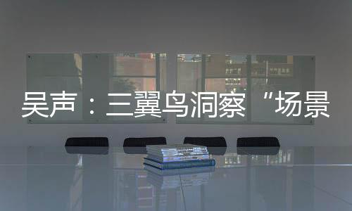 吳聲：三翼鳥洞察“場(chǎng)景細(xì)節(jié)”，智慧家庭要有人的溫度