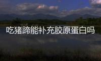 吃豬蹄能補充膠原蛋白嗎？