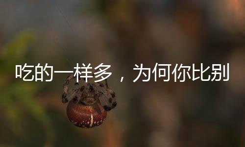 吃的一樣多，為何你比別人更容易餓