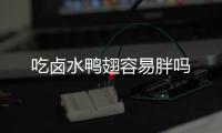 吃鹵水鴨翅容易胖嗎