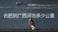 合肥到廣西河池多少公里