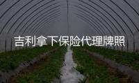 吉利拿下保險代理牌照