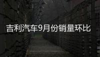 吉利汽車9月份銷量環(huán)比 同比均增長11%
