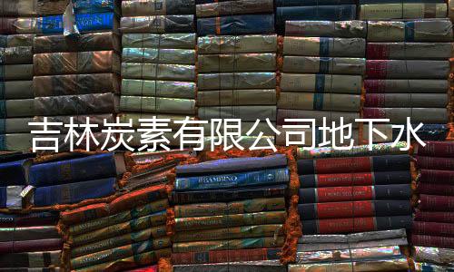 吉林炭素有限公司地下水檢測報告
