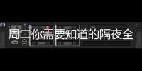 周二你需要知道的隔夜全球要聞