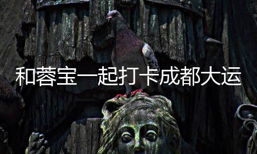 和蓉寶一起打卡成都大運會主媒體中心