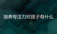 培養(yǎng)專注力對孩子有什么用